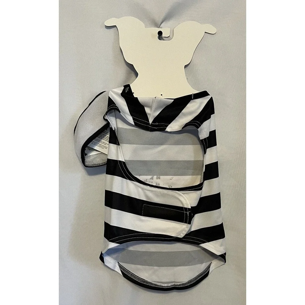 Party Dog Jailbird Prisoner Bad Dog Halloween Costume M/L NWT